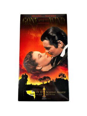 Gone With the Wind (VHS, 1998, Remastered, 2-Tape Set) New, Sealed